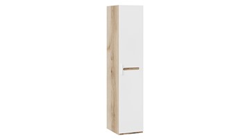 Шкаф для белья Фьюжн  ТД-260.07.01 (Дуб Делано, Белый глянец) в Саратове