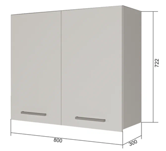 Кухонный шкаф ВС7 80, Бетон пайн/Антрацит в Саратове