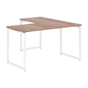 Письменный стол угловой левый XTEN-Q Дуб-сонома- белый XQCT 1415 (L) (1400х1500х750) в Саратове