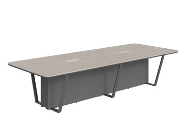 Стол для заседаний LINE Дуб-серый-антрацит СФ-571734.1 (3460х1340х754) в Саратове