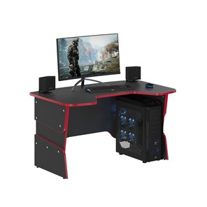 Компьютерный стол SKILLL STG 1385, Антрацит/ Красный в Саратове