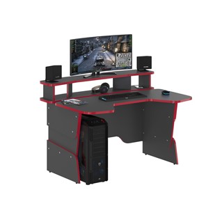 Компьютерный стол SKILLL STG 1390,  Антрацит/ Красный в Саратове
