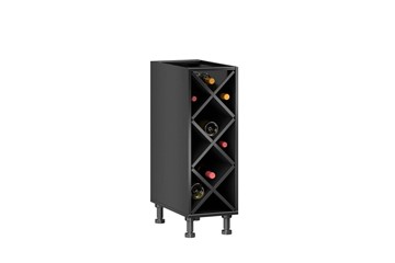 Тумба кухонная винная Мокка ЛД 270.070, цвет черный в Саратове