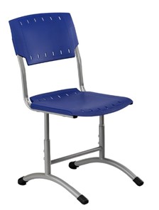 Детский стул регулируемый Отличник.3 5-7, Синий RAL 5002/Светло-серый в Энгельсе