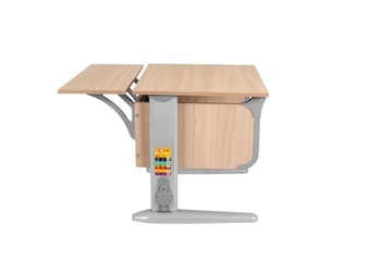 Детский стол-трансформер 6/60 (СУТ.47) + Polka_z 6/600 Ясень/серый/серый в Саратове