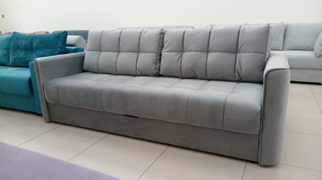 Прямой диван Татьяна 5 БД Граунд 05 серый в Саратове