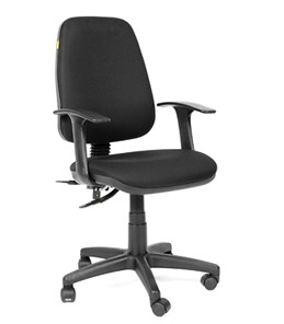 Кресло CHAIRMAN 661 Ткань стандарт 15-21 черная в Балаково
