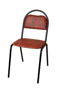 Офисный стул Стандарт СРП-033 Эмаль коричневый кожзам в Энгельсе