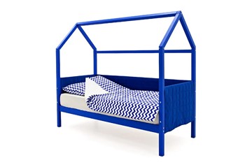 Кровать-домик в детскую «Svogen синий» мягкая в Саратове