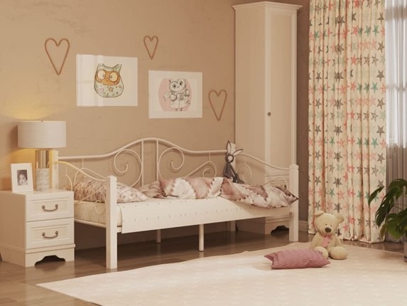 Кровать в детскую Гарда 7, 90х200, белая в Энгельсе - изображение