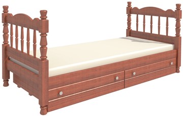 Кроватка Алёнка (Орех) с основанием в Балаково