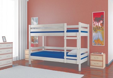 Кровать детская Джуниор двухъярусная с ящиками (Белый Античный) в Энгельсе - предосмотр 1