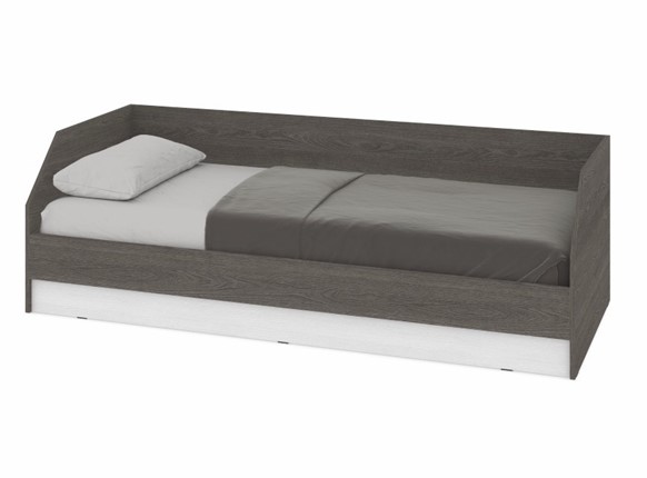 Кровать подростковая О81, Анкор темный - Анкор светлый в Энгельсе - изображение