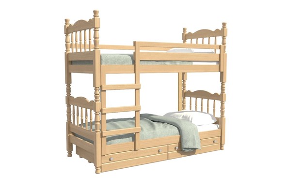 Детская кровать Соня двухъярусная (Сосна) в Энгельсе - изображение