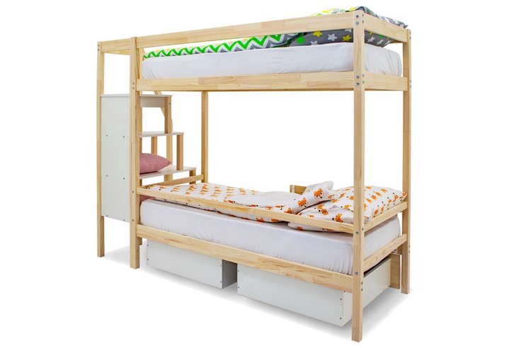 Детская 2-ярусная кровать Svogen натура в Саратове - изображение 6