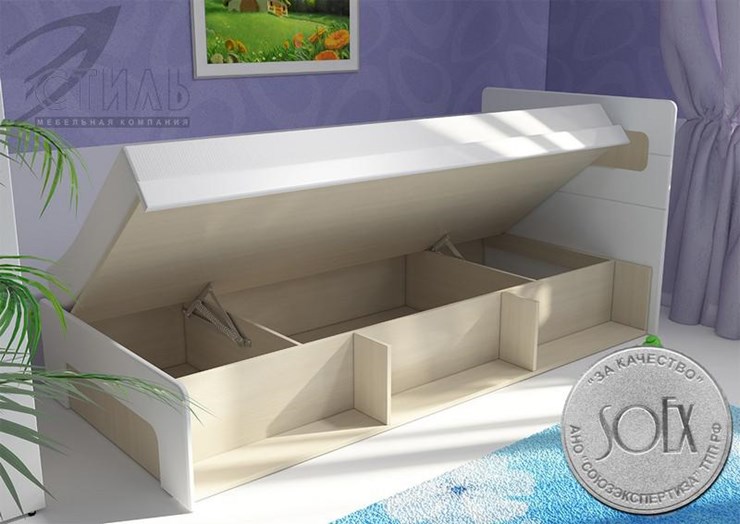Кровать с подъемным механизмом Палермо-Юниор без вставок в Саратове - изображение 2