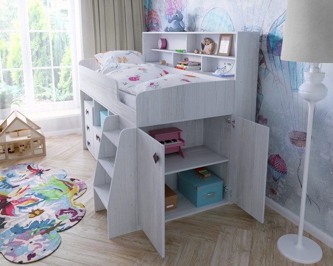 Детская кровать-чердак Малыш-5, цвет Винтерберг в Саратове - изображение 6