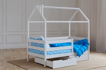 Кровать детская Домик с ящиками, цвет белый в Саратове - предосмотр 2
