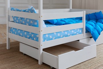 Кровать детская Домик с ящиками, цвет белый в Саратове - предосмотр 3