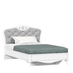 Кровать полутороспальная Элис 1200 (Белый) с основанием ЛД 532.130.000 в Саратове