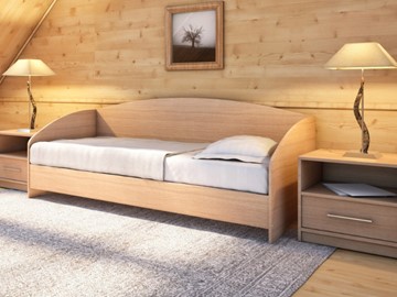 Подростковая кровать Этюд Софа, 90х190, бук бавария в Саратове