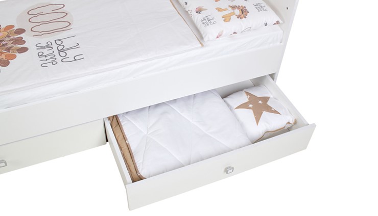 Детская кровать с комодом Фея 1100 Белый в Саратове - изображение 10