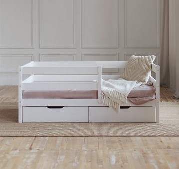 Кровать детская Софа с ящиками, цвет белый в Саратове - изображение