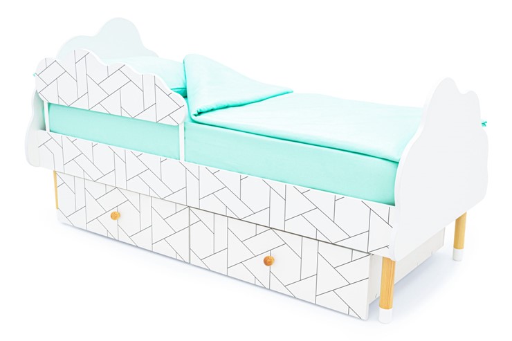 Кроватка Stumpa Облако "Мозаика" в Энгельсе - изображение 3