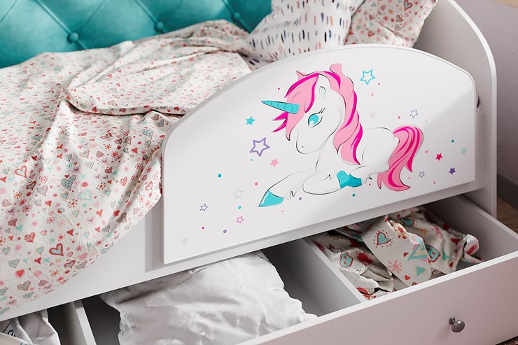 Детская кровать Звездочка с бортиком, Розовый в Энгельсе - изображение 2