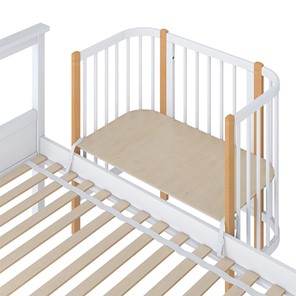 Детская кровать POLINI Kids Simple 105 Белый / Бук в Саратове - предосмотр 3