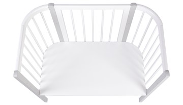 Приставная кровать POLINI Kids Simple 120 Белый / Серый в Саратове - предосмотр 3