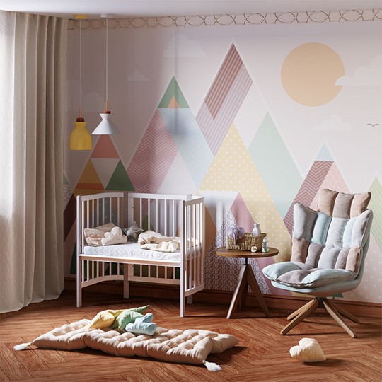 Приставная кровать POLINI Kids Simple 120 Белый / Серый в Саратове - изображение 7