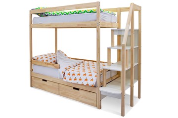 Детская 2-ярусная кровать Svogen натура в Саратове