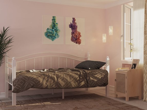 Кровать для детей Гарда 8, 90х200, белая в Энгельсе - изображение