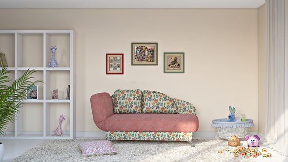 Детский диван Колибри-3 в Саратове - изображение