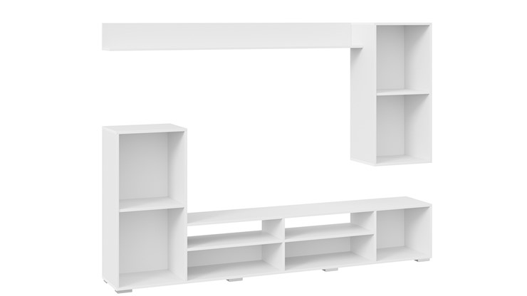 Гостиный гарнитур Моретти (Белый, Белый глянец) в Энгельсе - изображение 3