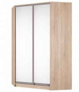 Угловой шкаф Аларти (YA-230х1400(602) (10) Вар. 5; двери D5+D5), с зеркалом в Саратове - предосмотр