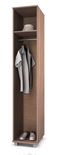 Распашной шкаф Е-11, Дуб млечный/Венге в Саратове - изображение 1