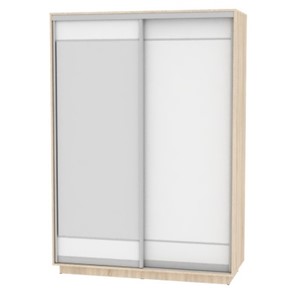 Шкаф 2-х дверный Весенний HK5, 2155х1514х600 (D1D2), ДСС-Белый в Саратове