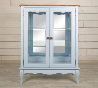 Шкаф 2-створчатый Leontina для посуды (ST9318B) Голубой в Саратове - предосмотр 2