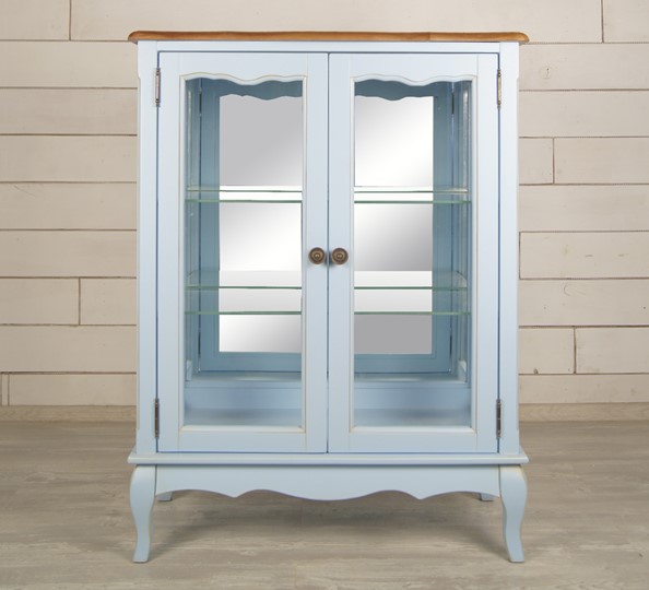 Шкаф 2-створчатый Leontina для посуды (ST9318B) Голубой в Саратове - изображение 2