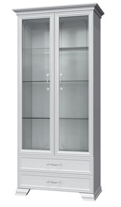 Шкаф-витрина Грация ШР-2, белый, 2 стекла в Энгельсе