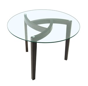 Стеклянный столик в гостиную Оникс-1, Венге/Прозрачное стекло в Саратове