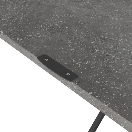Стол-трансформер журнальный АНДРЭ Loft (терраццо черный) в Саратове - изображение 4