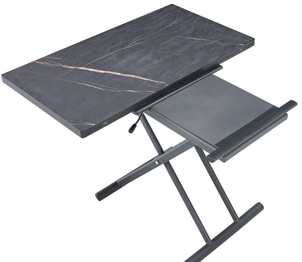 Складной стол-трансформер B2448R черный мрамор в Саратове - изображение 8