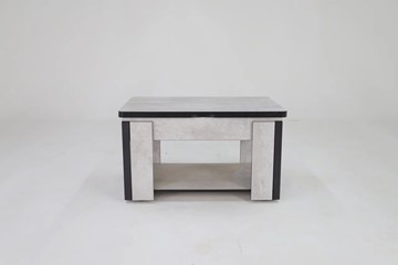 Складной стол-трансформер Дэнс, цемент светлый в Энгельсе - предосмотр 1