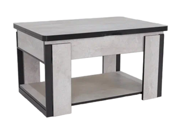 Складной стол-трансформер Дэнс, цемент светлый в Энгельсе - предосмотр