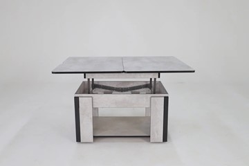 Складной стол-трансформер Дэнс, цемент светлый в Энгельсе - предосмотр 4