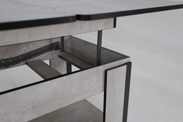 Складной стол-трансформер Дэнс, цемент светлый в Энгельсе - предосмотр 6