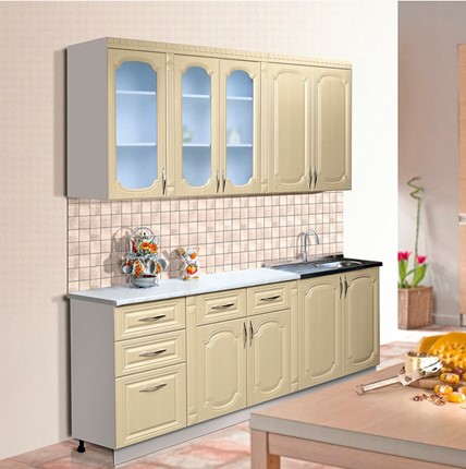 Кухонный гарнитур Классика 2000, цвет Дуб беленый в Саратове - изображение